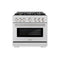 36 in. 5.2 cu. ft. Select Gas Range with Convection Gas Oven