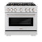 36 in. 5.2 cu. ft. Select Gas Range with Convection Gas Oven