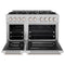 48 in. 6.7 cu. ft. Select Double Oven Gas Range