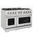 48 in. 6.7 cu. ft. Select Double Oven Gas Range