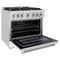 36 in. 5.2 cu. ft. Select Gas Range with 6 Burner Cooktop and Convection Gas Oven