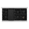 48 in. 6.7 cu. ft. Select Double Oven Gas Range with 8 Burner Cooktop