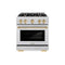 Autograph Edition 30 in. 4.2 cu. ft. Select Gas Range with 4 Burner Cooktop and Convection Gas Oven
