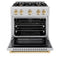 Autograph Edition 30 in. 4.2 cu. ft. Select Gas Range with 4 Burner Cooktop and Convection Gas Oven