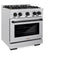 Autograph Edition 30 in. 4.2 cu. ft. Select Gas Range with 4 Burner Cooktop and Convection Gas Oven