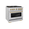 Autograph Edition 36 in. 5.2 cu. ft. Select Gas Range with 6 Burner Cooktop and Convection Gas Oven
