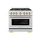 Autograph Edition 36 in. 5.2 cu. ft. Select Gas Range with 6 Burner Cooktop and Convection Gas Oven