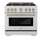 Autograph Edition 36 in. 5.2 cu. ft. Select Gas Range with 6 Burner Cooktop and Convection Gas Oven