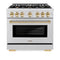 Autograph Edition 36 in. 5.2 cu. ft. Select Gas Range with 6 Burner Cooktop and Convection Gas Oven