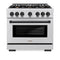 Autograph Edition 36 in. 5.2 cu. ft. Select Gas Range with 6 Burner Cooktop and Convection Gas Oven