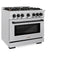Autograph Edition 36 in. 5.2 cu. ft. Select Gas Range with 6 Burner Cooktop and Convection Gas Oven