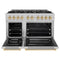 Autograph Edition 48 in. 6.7 cu. ft. Select Double Oven Gas Range with 8 Burner Cooktop