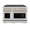 Autograph Edition 48 in. 6.7 cu. ft. Select Double Oven Gas Range with 8 Burner Cooktop