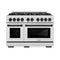 Autograph Edition 48 in. 6.7 cu. ft. Select Double Oven Gas Range with 8 Burner Cooktop
