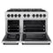 Autograph Edition 48 in. 6.7 cu. ft. Select Double Oven Gas Range with 8 Burner Cooktop