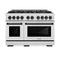 Autograph Edition 48 in. 6.7 cu. ft. Select Double Oven Gas Range with 8 Burner Cooktop