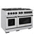 Autograph Edition 48 in. 6.7 cu. ft. Select Double Oven Gas Range with 8 Burner Cooktop