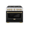 Autograph Edition 36 in. 5.2 cu. ft. Select Gas Range with 6 Burner Cooktop and Convection Gas Oven
