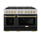 Autograph Edition 48 in. 6.7 cu. ft. Select Double Oven Gas Range with 8 Burner Cooktop