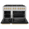 Autograph Edition 48 in. 6.7 cu. ft. Select Double Oven Gas Range with 8 Burner Cooktop
