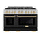 Autograph Edition 48 in. 6.7 cu. ft. Select Double Oven Gas Range with 8 Burner Cooktop