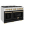 Autograph Edition 48 in. 6.7 cu. ft. Select Double Oven Gas Range with 8 Burner Cooktop