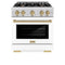 Autograph Edition 30 in. 4.2 cu. ft. Select Gas Range with 4 Burner Cooktop and Convection Gas Oven