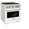 Autograph Edition 30 in. 4.2 cu. ft. Select Gas Range with 4 Burner Cooktop and Convection Gas Oven