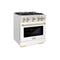 Autograph Edition 30 in. 4.2 cu. ft. Select Gas Range with 4 Burner Cooktop and Convection Gas Oven