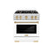 Autograph Edition 30 in. 4.2 cu. ft. Select Gas Range with 4 Burner Cooktop and Convection Gas Oven