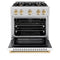 Autograph Edition 30 in. 4.2 cu. ft. Select Gas Range with 4 Burner Cooktop and Convection Gas Oven