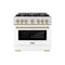 Autograph Edition 36 in. 5.2 cu. ft. Select Gas Range with 6 Burner Cooktop and Convection Gas Oven