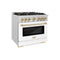 Autograph Edition 36 in. 5.2 cu. ft. Select Gas Range with 6 Burner Cooktop and Convection Gas Oven