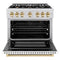 Autograph Edition 36 in. 5.2 cu. ft. Select Gas Range with 6 Burner Cooktop and Convection Gas Oven