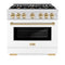 Autograph Edition 36 in. 5.2 cu. ft. Select Gas Range with 6 Burner Cooktop and Convection Gas Oven