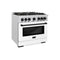 Autograph Edition 36 in. 5.2 cu. ft. Select Gas Range with 6 Burner Cooktop and Convection Gas Oven