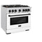Autograph Edition 36 in. 5.2 cu. ft. Select Gas Range with 6 Burner Cooktop and Convection Gas Oven