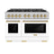 Autograph Edition 48 in. 6.7 cu. ft. Select Double Oven Gas Range with 8 Burner Cooktop