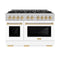 Autograph Edition 48 in. 6.7 cu. ft. Select Double Oven Gas Range with 8 Burner Cooktop