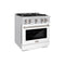 30 in. 4.2 cu. ft. Select Gas Range with 4 Burner Cooktop and Convection Gas Oven