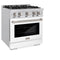 30 in. 4.2 cu. ft. Select Gas Range with 4 Burner Cooktop and Convection Gas Oven