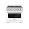 36 in. 5.2 cu. ft. Select Gas Range with 6 Burner Cooktop and Convection Gas Oven