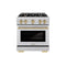 Autograph Edition 30 in. 4.2 cu. ft. Select Gas Range with 4 Burner Cooktop and Convection Gas Oven