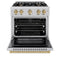 Autograph Edition 30 in. 4.2 cu. ft. Select Gas Range with 4 Burner Cooktop and Convection Gas Oven