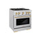 Autograph Edition 30 in. 4.2 cu. ft. Select Gas Range with 4 Burner Cooktop and Convection Gas Oven