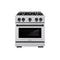Autograph Edition 30 in. 4.2 cu. ft. Select Gas Range with 4 Burner Cooktop and Convection Gas Oven
