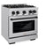 Autograph Edition 30 in. 4.2 cu. ft. Select Gas Range with 4 Burner Cooktop and Convection Gas Oven