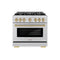 Autograph Edition 36 in. 5.2 cu. ft. Select Gas Range with 6 Burner Cooktop and Convection Gas Oven
