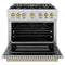 Autograph Edition 36 in. 5.2 cu. ft. Select Gas Range with 6 Burner Cooktop and Convection Gas Oven