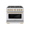 Autograph Edition 36 in. 5.2 cu. ft. Select Gas Range with 6 Burner Cooktop and Convection Gas Oven